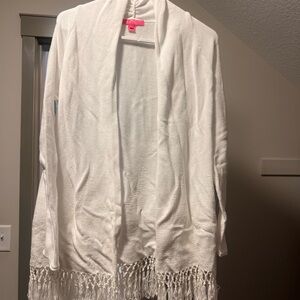 Lilly Pulitzer White Tatum cardigan